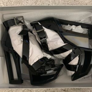 Jessica Simpson Thunder Black Patent Size 9